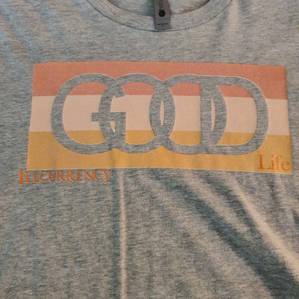 Good life ill currency shirt sz L in Yeezy clay colorway